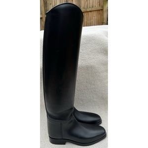 Ariat Maestro Tall SLIM Calf Riding Dressage Black Leather Pull On Boots 5.5